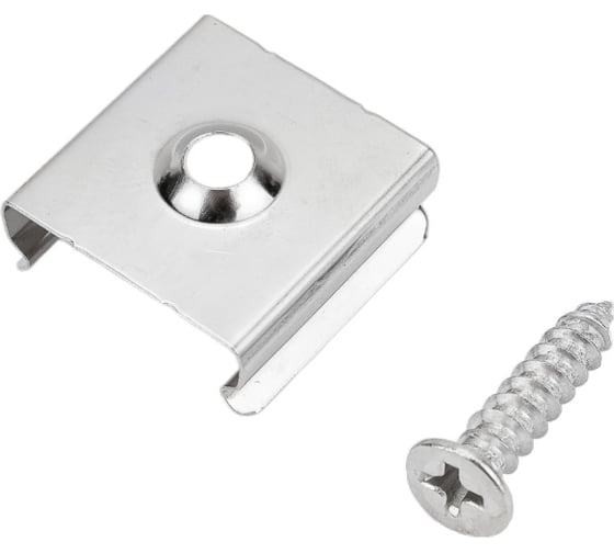 Скоба крепления с шурупом для профиля General Lighting Systems GAL-6-155-С-IP20 10шт. в уп. 523101