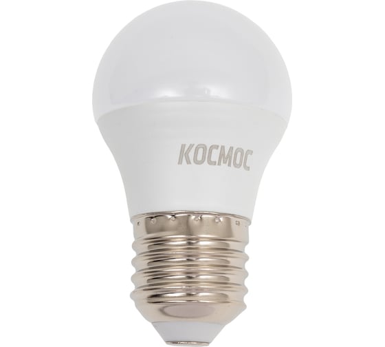 Лампа светодиодная КОСМОС LED 14Вт шар 45 E27 6500K, LkecLED14wGL45E2765