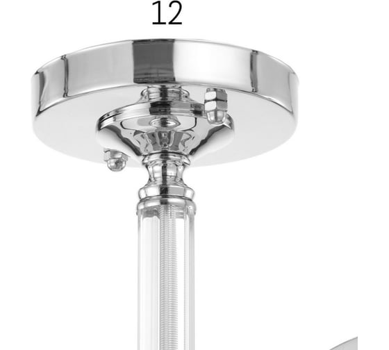 Люстра BayerLux 6591174/5 E27 40Вт хром 58х58х28 см 4691575
