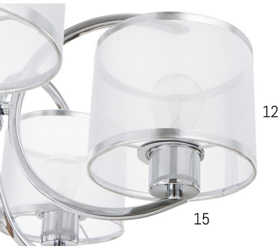 Люстра BayerLux 6591213/5 E27 40Вт хром 58х58х70 см 4691610