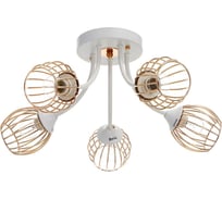 Люстра BayerLux 673149/5 E27 40Вт белый-золото 54х54х23,5 см 4624057