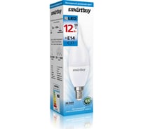 Лампа Smartbuy LED свеча на ветру SBL-C37Can-12-60K-E14
