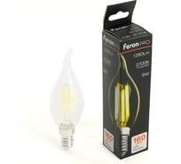 Лампа светодиодная FERON PRO LB-1218 Свеча на ветру E14 8W 175-265V 2700K, 51265