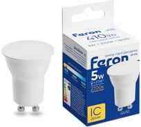 Лампа светодиодная FERON LB-272 MR11 GU10 5W 175-265V 2700K, 51221