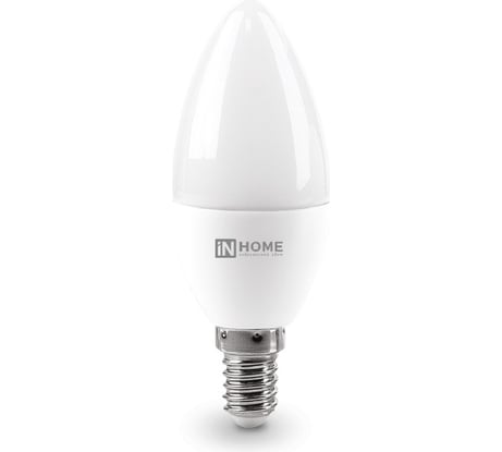 Лампа светодиодная IN HOME LED-СВЕЧА-VC 4PACK 11Вт 230В Е14 6500К 1050Лм (4шт./упак) 4690612047805
