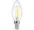 Лампа светодиодная IN HOME LED-СВЕЧА-deco 4PACK 7Вт 230В Е14 4000К 810Лм (4шт./упак) прозрачная 4690612053448 1