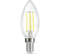 Лампа светодиодная IN HOME LED-СВЕЧА-deco 4PACK 7Вт 230В Е14 3000К 810Лм (4шт./упак) прозрачная 4690612053431