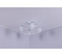 Люстра потолочная Schaffner Tomas 6050-4, цвет белый/хром. Освещение до 18 кв.м, мощность 240 Вт Tomas 6050-4 G