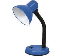 Светильник настольный IN HOME п/лампу на основании СНО 12С-E27 синий (коробка) 4690612055480