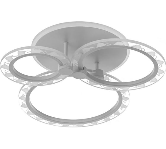 Люстра BayerLux с ПДУ 10018/3WT LED 75Вт 3000-6000К диммер белый 50х33х12 см 5169298 1