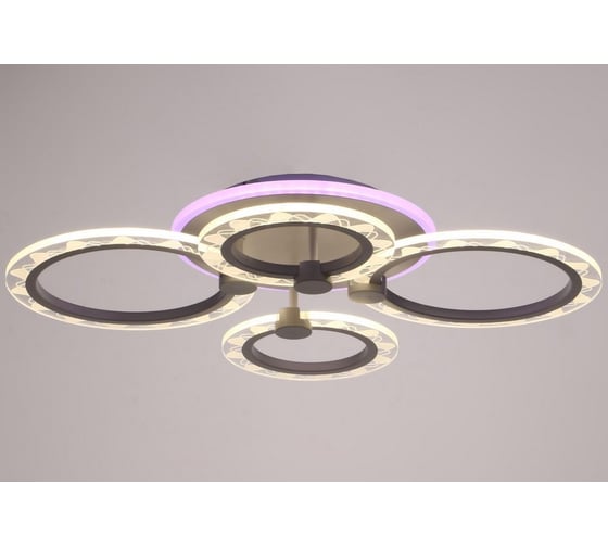 Люстра BayerLux с ПДУ 10020/4WT LED 81Вт 3000-6000К диммер белый 62х49х10 см 5169300