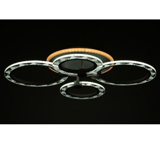 Люстра BayerLux с ПДУ 10020/4WT LED 81Вт 3000-6000К диммер белый 62х49х10 см 5169300