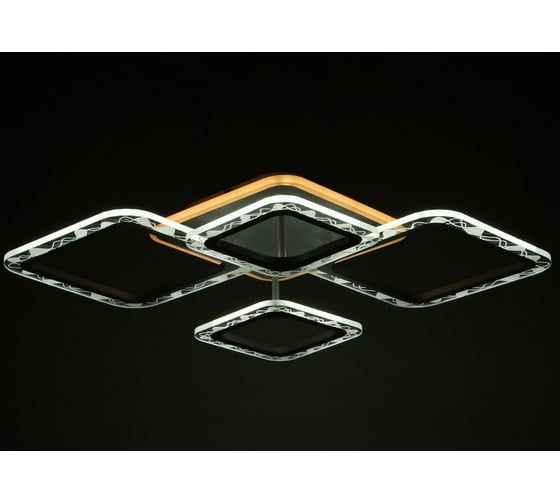 Люстра BayerLux с ПДУ 10026/4WT LED 92Вт 3000-6000К диммер белый 78х52х9 см 5169310