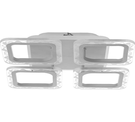Люстра BayerLux с ПДУ 10027/4WT LED 79Вт 3000-6000К диммер белый 41х41х7 см 5169312