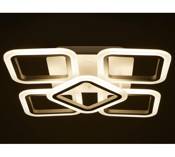 Люстра BayerLux с ПДУ 71171/5 LED 90Вт диммер 3000-6000К белый 40,5х40,5х11,5 см 4934955