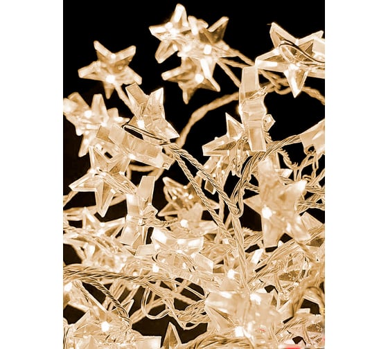 Гирлянда светодиодная Магия праздника ЗВЕЗДОЧКИ 360 LED, тепл. бел. 3 м/нитей, GS IP20, 6V, адаптер MAG-G016-360