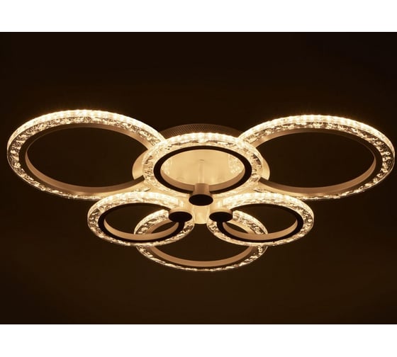Люстра BayerLux с ПДУ 71180/6 LED 120Вт диммер 3000-6000К белый 66х66х14,5 см 4934964