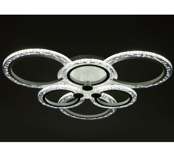 Люстра BayerLux с ПДУ 71180/6 LED 120Вт диммер 3000-6000К белый 66х66х14,5 см 4934964