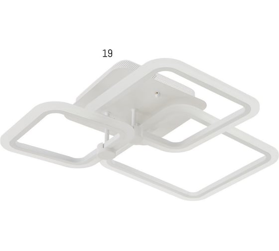 Люстра BayerLux с ПДУ 71184/3 LED 76Вт диммер 3000-6000К белый 60х46х9 см 4934968
