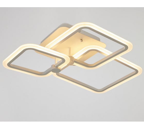Люстра BayerLux с ПДУ 71184/3 LED 76Вт диммер 3000-6000К белый 60х46х9 см 4934968