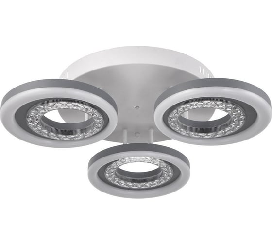 Люстра BayerLux с ПДУ 74629/3 LED 85Вт диммер 3000-6000К белый 55х55х12,5 см 4941589 1