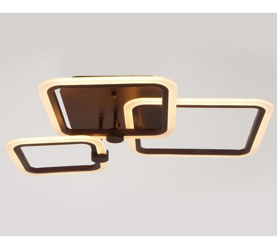 Люстра BayerLux с ПДУ 71185/3 LED 76Вт диммер 3000-6000К кофе 60х46х9 см 4934969
