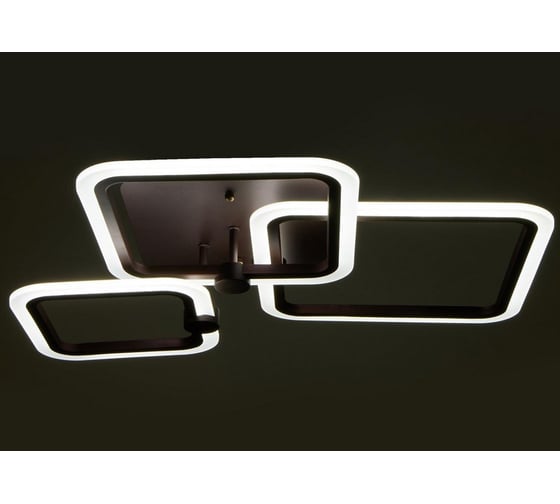 Люстра BayerLux с ПДУ 71185/3 LED 76Вт диммер 3000-6000К кофе 60х46х9 см 4934969