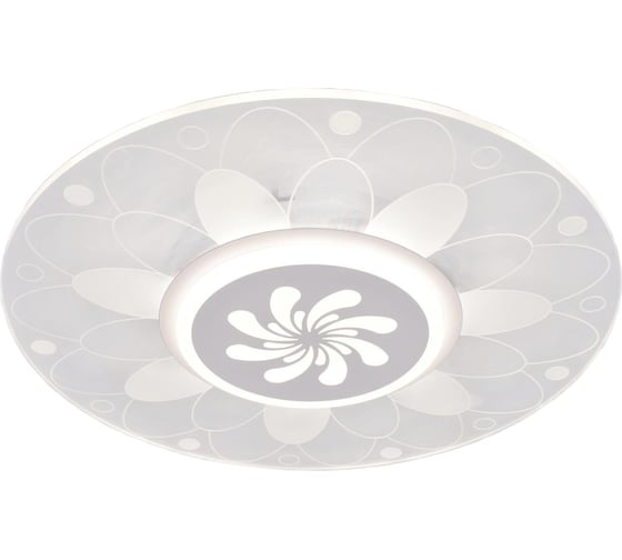 Люстра BayerLux с ПДУ 74656/1 LED 55Вт 3000-6000К диммер бело-прозрачный 50х50х5 см 5073790 1