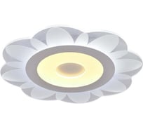 Люстра BayerLux с ПДУ 74659/1 LED 55Вт 3000-6000К диммер бело-прозрачный 50х50х5 см 5073793