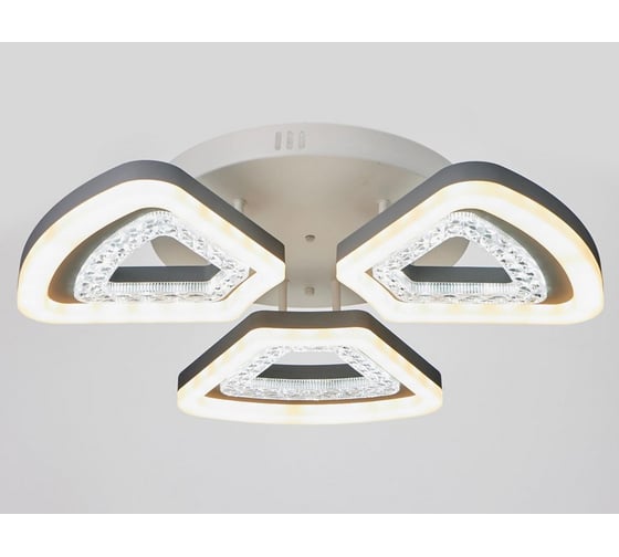 Люстра BayerLux с ПДУ 74631/3 LED 90Вт диммер 3000-6000К белый 57х57х13 см 4941591