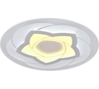 Люстра BayerLux с ПДУ 74660/1 LED 60Вт 3000-6000К диммер бело-прозрачный 50х50х5 см 5073794