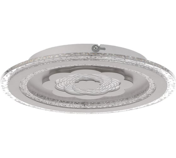Люстра BayerLux с ПДУ 10031/1 LED 85Вт 3000-6000К диммер белый-прозрачный 39х39х5 см 5169321 1