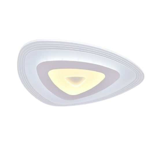 Люстра BayerLux с ПДУ 74661/1 LED 50Вт 3000-6000К диммер бело-прозрачный 50х50х5 см 5073795