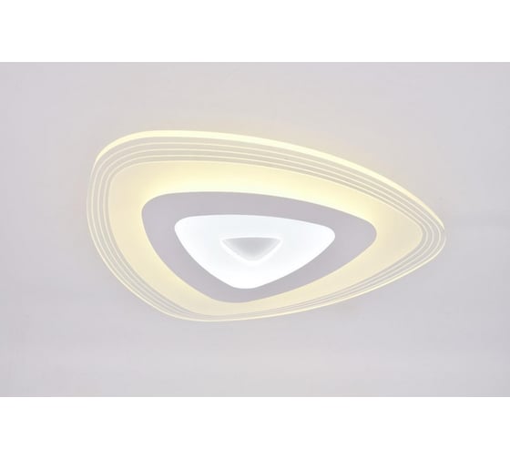 Люстра BayerLux с ПДУ 74661/1 LED 50Вт 3000-6000К диммер бело-прозрачный 50х50х5 см 5073795