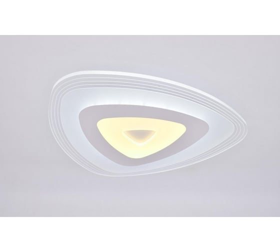 Люстра BayerLux с ПДУ 74661/1 LED 50Вт 3000-6000К диммер бело-прозрачный 50х50х5 см 5073795