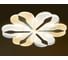 Люстра BayerLux с ПДУ 74667/6 LED 66Вт 3000-6000К диммер бело-прозрачный 50х50х6 см 5073801 3
