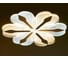Люстра BayerLux с ПДУ 74667/6 LED 66Вт 3000-6000К диммер бело-прозрачный 50х50х6 см 5073801 5