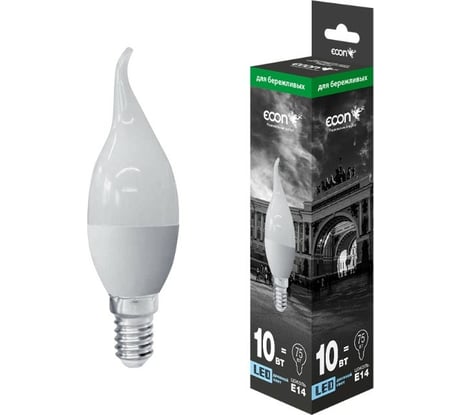Светодиодная лампа ECON LED CNT 10Вт E14 4200K BW35 ES 7710010