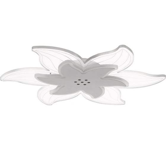 Люстра BayerLux с ПДУ 10033/1 LED 70Вт 3000-6000К диммер белый-прозрачный 50х50х7 см 5169323 1