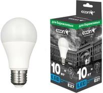 Светодиодная лампа ECON LED A 10Вт E27 6500K A60 ES 7110022