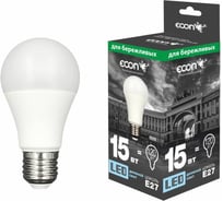 Светодиодная лампа ECON LED A 15Вт E27 6500K ES 7115022