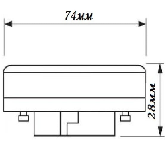 Светодиодная лампа ECON LED GX 12Вт 4200K GX53 ES 7812530