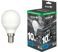 Светодиодная лампа ECON LED P 10Вт E14 6500K P45 ES 7310012
