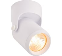 Настенно-потолочный мини-спот IMEX GU10, 1х50W, белый IL.0005.6115