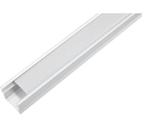 Алюминиевый накладной профиль Gigant, 2000х16х12 мм, серебро G-XT-211