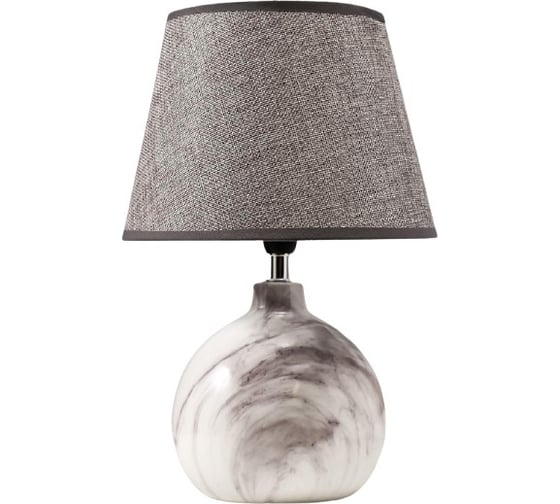 Настольная лампа RISALUX 16255/1GR Е14 40Вт серый 23х23х35 см 5294731