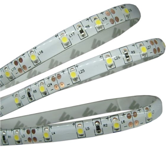 Светодиодная лента ELEGANZ LUX 2835 60 LED (4.8W/M) силикон IP65 12V холодная 6000К, 5м EL-LS65-48W
