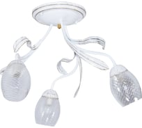 Светильник потолочный ЭЛЕТЕХ Лилия 131 бел./зол. (Плафон 0013) НПБ 01-3x60-141 Е27 1005405404