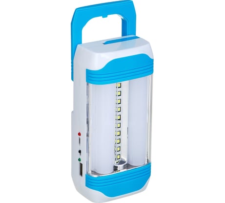 Фонарь-светильник ЕРМАК LED, 2 режима, 800 мАч, USB, пластик, 77х55х152 мм 198-083