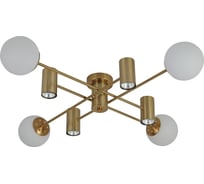 Люстра Schaffner, 4xE27/60W, 4хGU10/7W Ollega 9140-4+4 AB